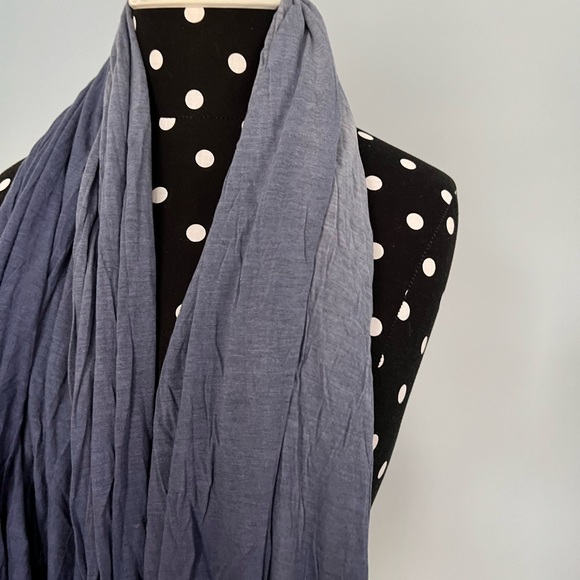 NWOT Banana Republic Blue Indigo Purple White Fade Ombre Scarf - Picture 2 of 5